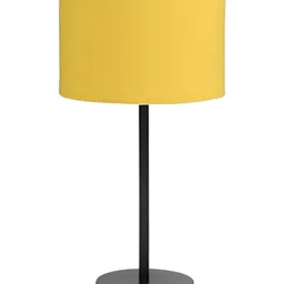 Aura Yellow Cylindrical Shaped Table Lamp-8