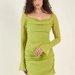 aayu Georgette Bodycon Dress-picture-46