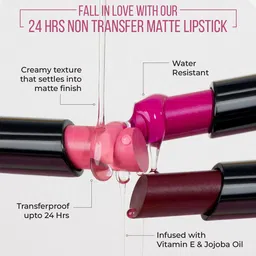 Insight Cosmetics Intensely Pigmented 24 Hrs Non Transfer Matte Lipstick - Instagram image 3