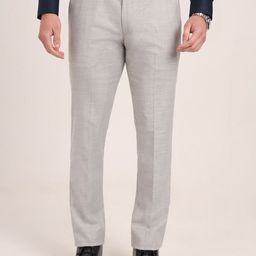 JADE BLUE Men Slim Fit Trousers-image-22