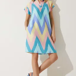 Happiness istanbul Print A-Line Dress-image-38