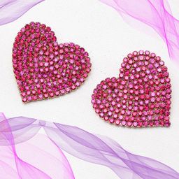 KPOP Heart Shaped Drop Earrings-image-31