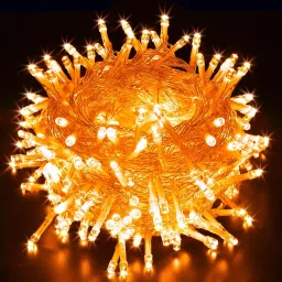 mprow 40 LEDs 11 m Orange Steady String Rice Lights image 1
