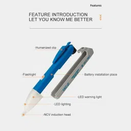 gadariya king 3 PCS 90-1000V Non-Contact LCD Electric Voltage Tester Pen Detector Sensor Stick Digital Voltage Tester image 5