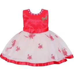 Wish Karo Embellished Embroidered Net Fit & Flare Dress-picture-15