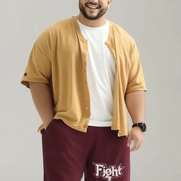 Toodle Plus Men Plus Size Cotton Shorts-35
