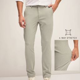 THE BEAR HOUSE Men Slim Fit 4 Way Stretch Chinos-image-45