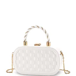 Diva Dale PU Structured Handheld Bag with Quilted image 2