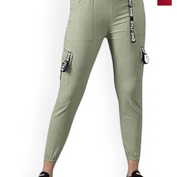 Funday Fashion Women Pack of 2 Mid-Rise Slim Fit Cargos Trousers-image-90
