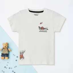 max Boys Graphic Printed Round Neck Pure Cotton T-shirt-picture-49