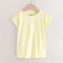 NEXT Kids Girls Puff Sleeve Pure Cotton Top-picture-28