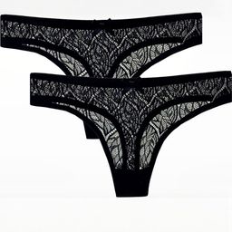 NESKA MODA Women Pack OF 2 Hipster Lace Panty-picture-1