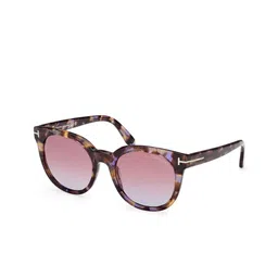 Tom Ford Unisex Oval Sunglasses with UV Protected Lens FT1109 53 55Z-image-69