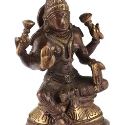 Exotic India Gunmetal-Toned Religious Idol Showpiece-image-73