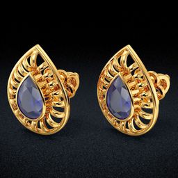 Joyalukkas Gemstone Teardrop Stud Earring-3.204 gms-picture-48