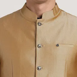 Turtle Printed Nehru Jacket image 2
