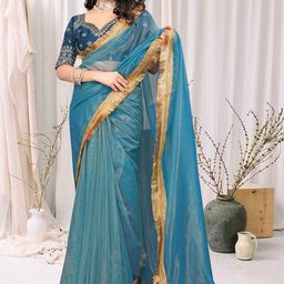 Avirat Designer Studio Women Embroidered Kanjeevaram Saree-image-70