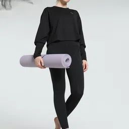 Puma STUDIO CLOUDSPUN Relaxed Fit Crew-Neck Training Sweatshirt-50