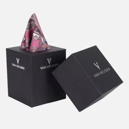 Van Heusen Printed Microfiber Pocket Square-image-97