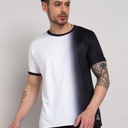 UMILDO Men Dri-Fit Dyed Round Neck T-shirt-image-37
