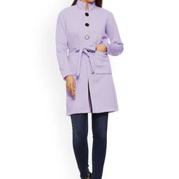 ROARERS Single-Breasted Wrap Coat-image-4