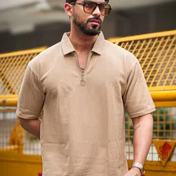 Maniac Men Polo Collar T-shirt-image-60