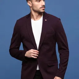 SHOWOFF Men Slim Fit Single Breasted Casual Blazers-image-56