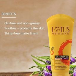 Lotus Professional Set Of 2 PHYTORx UV Screen Gel With SPF 30 - 80 g Each image 2