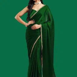 LOROFY Beads and Stones Saree with Embellished Saree-picture-29