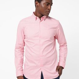 The Collection Checked Spread Collar Long Sleeves Regular Fit Cotton Casual Shirt-image-69