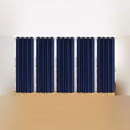 BELLA TRUE Blue 5 Pieces Door Curtains-image-33