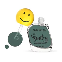 SHRYOAN Smily Ultra Glossy Long Lasting Nail Polish - 11 ml - Teal Gray - 27-image-93
