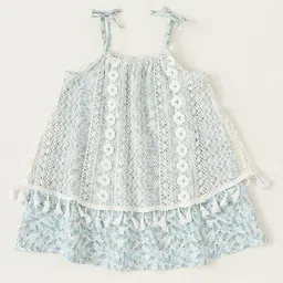LULU & SKY Floral Print A-Line Dress-36