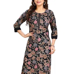 Meher Impex Women Floral Printed Straight Kurta-47