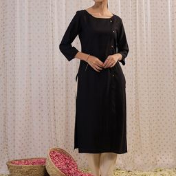 Anouk Women Solid Casual Straight Kurta-image-61