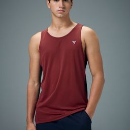 Technosport Slim Fit Scoop Neck Sports Innerwear Vest with Technocool+ MVP776BRDSML-picture-38