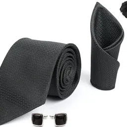 AXLON Silk Cufflink & Tie Pin Set-image-56