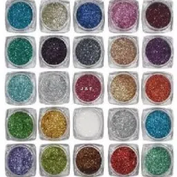 J & F Hinshitshu Multicolors Shimmer / Glitter For Eyes ( Set of 25 )-image-33