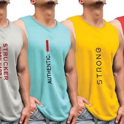 pasito Pack of 4 Men Vest-picture-14