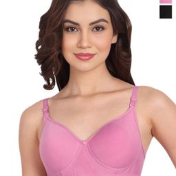Liigne Women Full Coverage Pack Of 2 Lightly Padded Bra-image-42
