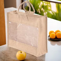 Kuber Industries Shopper Handheld Bag with Fringed-44
