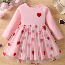 INCLUD Girls Conversational Print Fit & Flare Dress-image-3