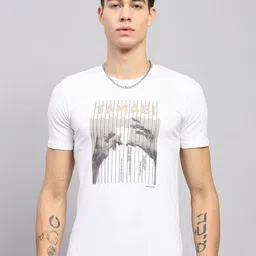 Monte Carlo Men Graphic Printed Round Neck Cotton T-shirt-picture-46