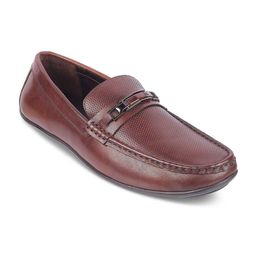 Tresmode Men Leather Formal Loafers-image-82