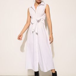 ONLY Shirt Midi Dress-image-82