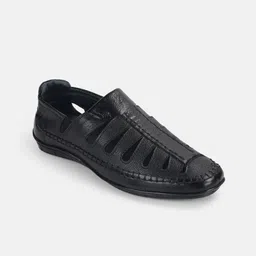 Mochi Men Leather Fisherman Sandals-picture-0
