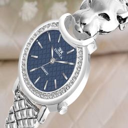 Exotica Fashion Women Brass Dial & Stainless Steel Straps Watch EX-2751-PNP Blue-46