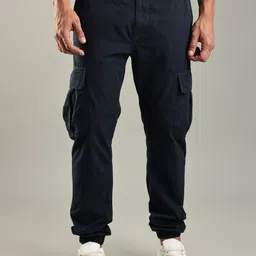 Tommy Hilfiger Men Cotton Slim Fit Cargos Trousers-image-3