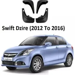 Front Mud Guard, Rear Mud Guard For Maruti Swift Dzire ZXI 1.2 Petrol 2012, 2013, 2014, 2015, 2016-23