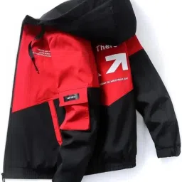 Men Colorblock Casual Jacket-image-83